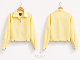 بامبر جکت لیمونیا BETODA | Lemon Zip Jacketخنک و تنفس پذیر